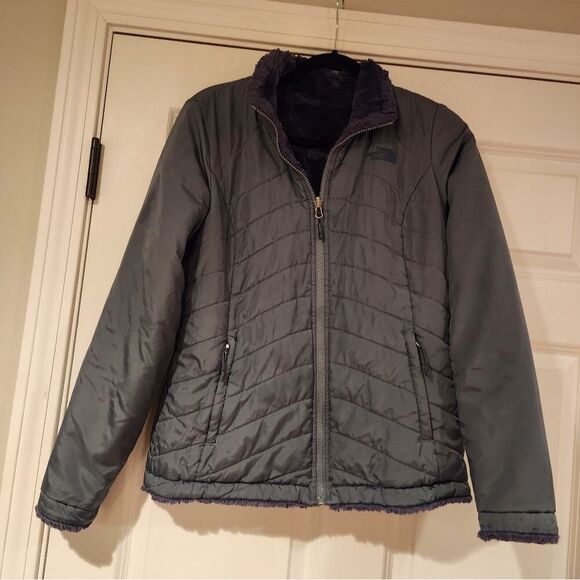 The North Face Warm Lined green reversible soft jacket M - Picture 1 of 9